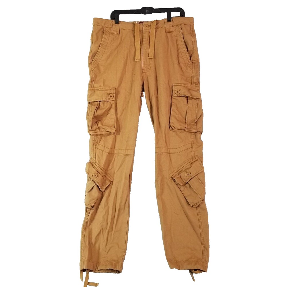 Matchstick Cargo Pants Men 38x34 Brown Argus Outdoor Urban Straight Cotton